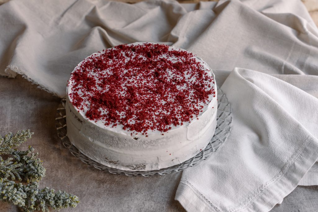 Tarta red velvet - Cafetería sin gluten en Sevilla